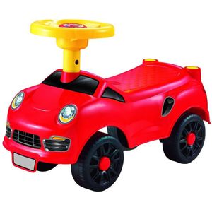 Eco Toys Sport Loopauto - Rood - met claxon