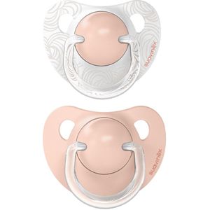 Suavinex Dreams Flat Duo Pink 6-18m 2 stuks Silicone Fopspenen SXSDA2083317