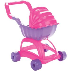 Pilsan Roze Speelgoed Kinderwagen 07 603