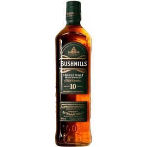 Bushmills 10 Year Old Irish Malt Whiskey  70 cl.