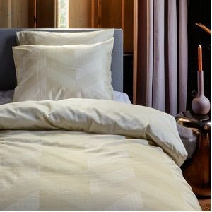 Bettwäsche Damai Atomy Soft Beige Mako-Satin-155 x 220 cm
