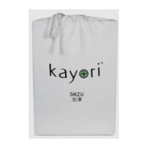 Topper Spannbettlaken Kayori Shizu Silbergrau (Jersey)-1-persoons (90/100 x 200/210/220 cm)