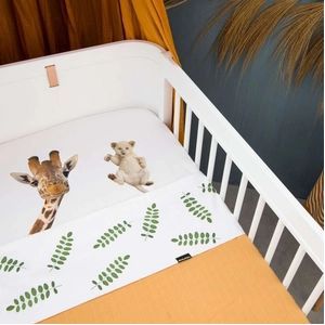 Kinderbettlaken SNURK Wild Friends Percal-120 x 150 cm (Ledikantlaken)