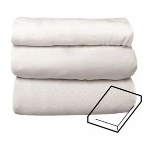 Spannbettlaken Dommelin Bordeaux (Baumwolle)-180 x 210 cm
