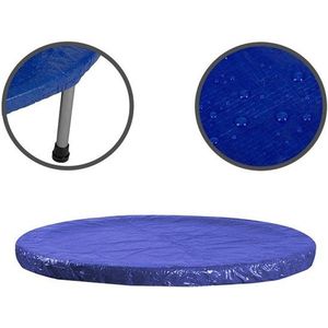 Trampolinebeschermhoes - Regenafdekking - Afdekzeil - voor Trampoline - Blauw - Ø 360 cm