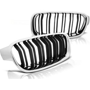 Grill BMW F30 / F31 10 11- M3 LOOK CHROOM ZWART