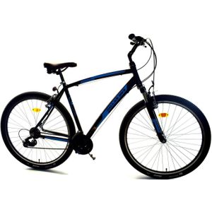 Mountainbike 29 inch - heren - 21 versnellingen - zwart blauw