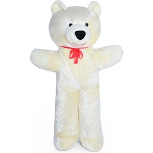 XXL teddybeer - wit - 170 cm