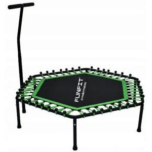 Fitness trampoline groen - 130 cm