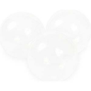 Ballenbak ballen transparant (70mm) 100 stuks