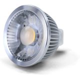 LED spotlight zilver - 10 stuks - 5W MR16 WW 2800K - COB - 50 mm x 60 mm