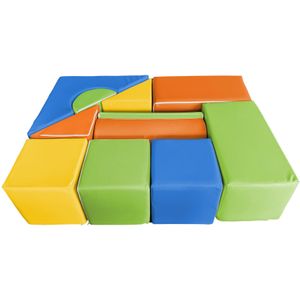 Foam blokken - soft play bouwblokken - 11 delig - multicolor