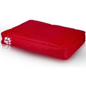 Hondenkussen - hondenbed - 80x60cm - rood
