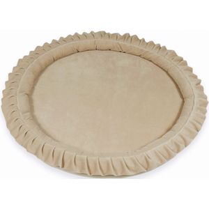 Speelnest - speelkleed baby - velvet - 120 cm - beige