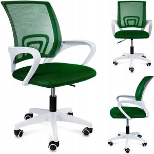 Ergonomische bureaustoel - SMART - verstelbaar - wit groen