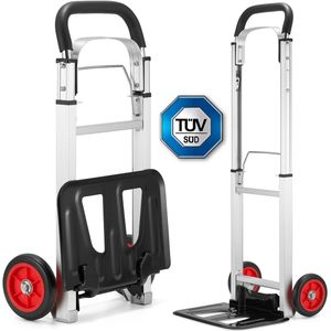 Steekwagen - steekkar - opvouwbaar - aluminium - tot 90 kg