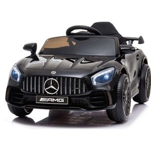 Elektrische kinderauto - Mercedes GTR AMG - 2x25W - zwart