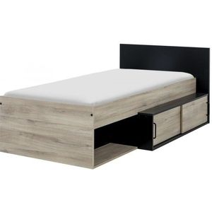 Houten bed - 90x200 cm met handige opberglade