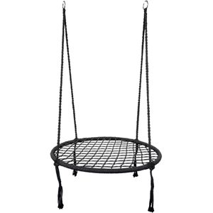 Hangstoel zwart 80 cm diameter tot 150 kg