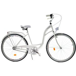 Meisjesfiets - 26 inch - met 3 versnellingen - wit