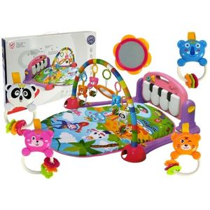 Babygym speelmat interactief met roze piano