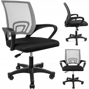 Ergonomische bureaustoel - SMART - verstelbaar - zwart grijs