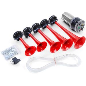 Claxon auto - luchthoorn 12v - la cucaracha - met compressor