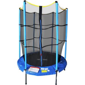 Trampoline met veiligheidsnet - Ø 152 cm - 5ft - blauw