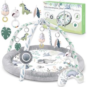 Speelkleed baby - babygym  - speelmat - 98x78 cm - dinosaurus