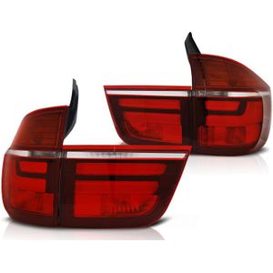 Achterlichten BMW X5 E70 03 07-05 10 ROOD HELDER LED