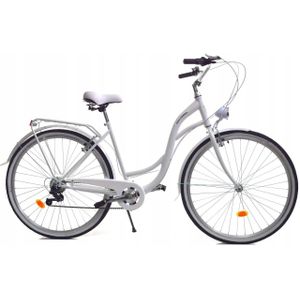 Meisjesfiets - 26 inch - met 7 versnellingen - wit