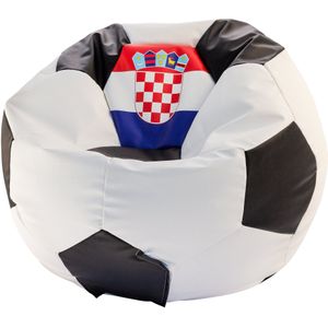 Voetbal zitzak - EURO 2024 - maat L - Ø 90 cm - Kroatie