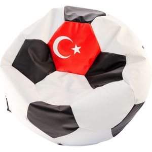 Voetbal zitzak - EURO 2024 - maat L - Ø 90 cm - Turkije