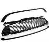 Grill MINI COOPER 10-14 R56/57/55 JCW STIJL GLANZEND ZWART