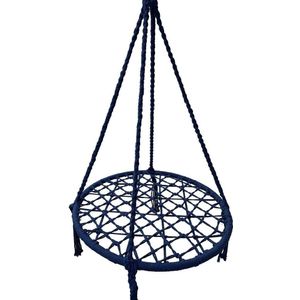 Nestschommel - 80 cm - Hangstoel - blauw - tot 150 kg