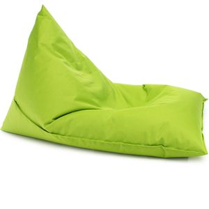 Zitzak kind - LAZY - S - 130x80x88 cm - polyester - lime groen
