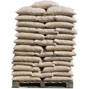 Efficiënte houtpellets voor pelletkachel - 34 zakken (525 kg) - Handige verpakking