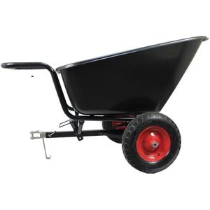 Kruiwagen - met kiepfuncitie - 145x87x50cm - tot 400 kg - zwart