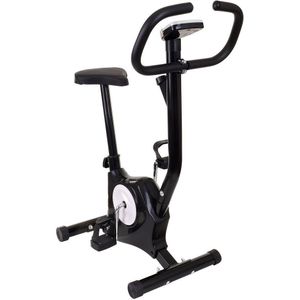 Hometrainer fiets - zwart - mechanische weerstand