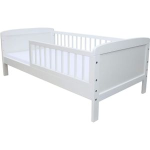 Peuterbed - wit - 160x80cm - incl lattenbodem kinderbed