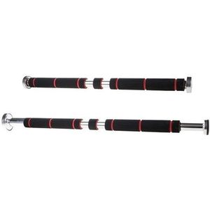 Optrekstang deurpost - verstelbaar - pull-up bar doorway - 83 tot 130 cm - tot 100 KG - met handvaten