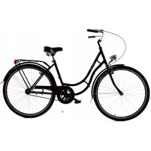 Damesfiets - 28 inch fiets - retro - zwart