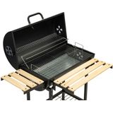 Barbecue met deksel en warmhoud rek - inc thermostaat - 104x68x94 cm