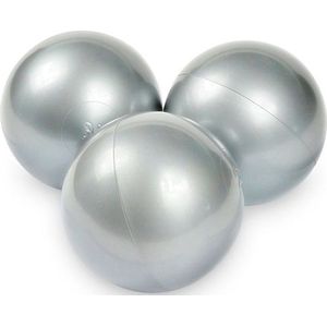 Ballenbak ballen zilver (70mm) 500 stuks