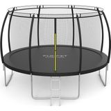 Trampoline met net - 404 cm - 13 FT - zwart - tot 150 kg