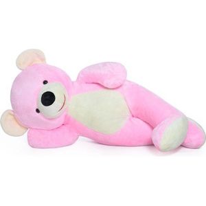XXL teddybeer - roze - 155 cm