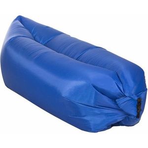 Lazy bag - marine blauw - XL - 190 x 85 cm - tot 180 KG! - lucht zitzak