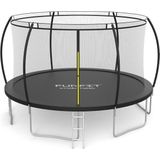 Trampoline met net - 490 cm - 16 FT - zwart - tot 150 kg