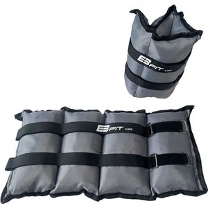 Enkelgewichten - Polsgewichten - 10 kg (2x5 kg) - grijs