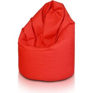 Zitzak fauteuil rood- loungestoel zitkussen relaxkussen